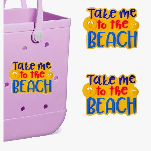 Charms Take Me to The Beach Bogg Bag Charm -new - Picture 2 of 6